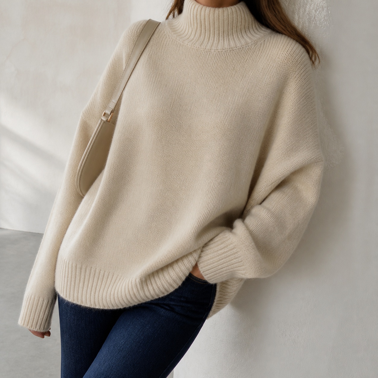 Winter Clothing H&M - Winterkleding voor dames, coltrui, lange mouwen,