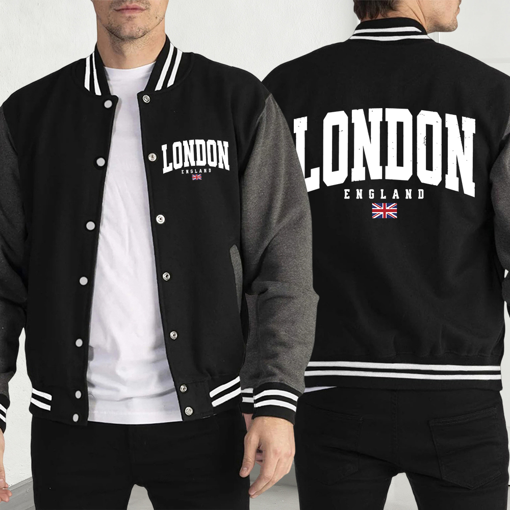 Winter Clothing London - Londen Engeland Vlag Heren Jassen Nieuwe