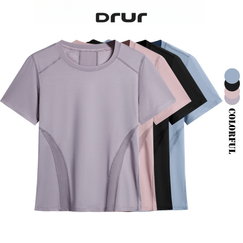 Winter Clothing Equipment - DRUR Zomer Lichtgewicht Running T-shirt Dames