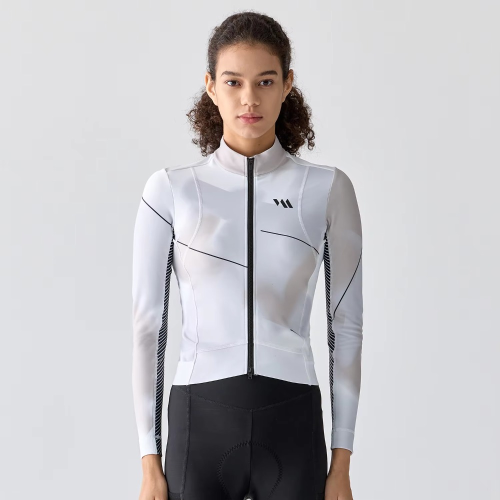 Winter Clothing Manufacturers - Dames lange mouw thermische fleece fiets