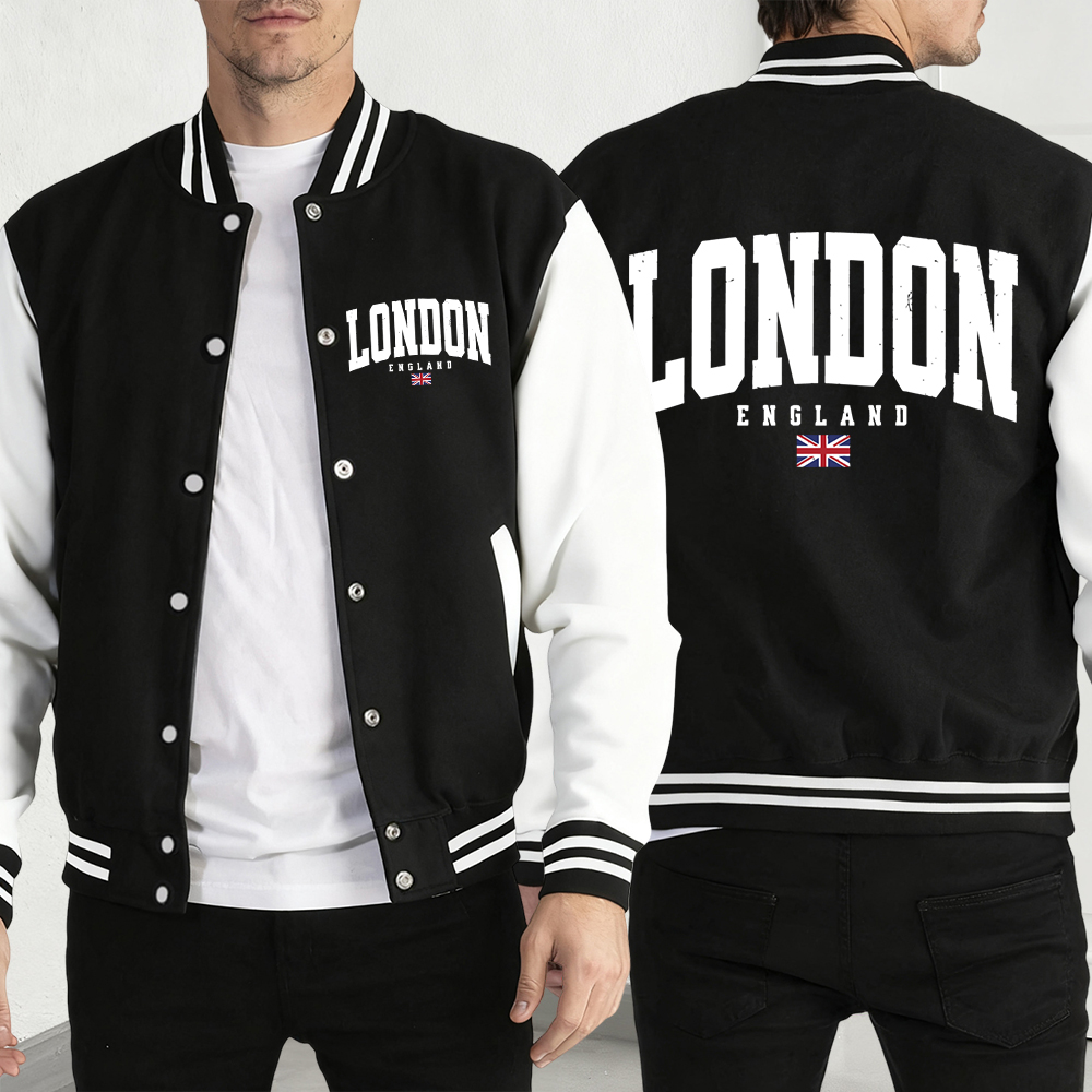 Londen Engeland Vlag Heren Jas - Winter Clothing London recensie en prijs