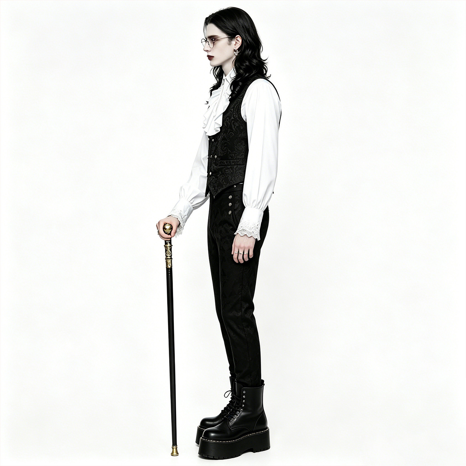 Herenmode Steampunk effenkleur - Winter Clothing Manufacturers recensie en prijs