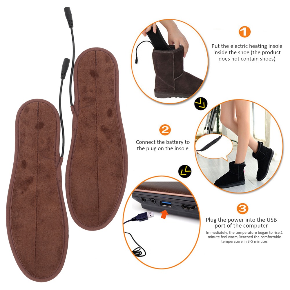 1 paar snelle verwarming water - Heated Insole Rechargeable recensie en prijs