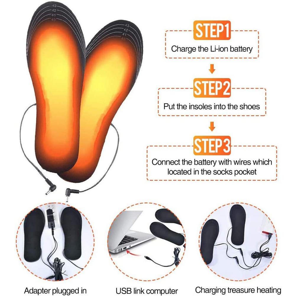 USB Oplaadbare Verwarmde Inleg - Heated Insole Rechargeable recensie en prijs