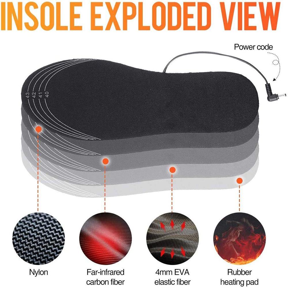 USB Oplaadbare Verwarmde Inleg - Heated Insole Rechargeable recensie en prijs